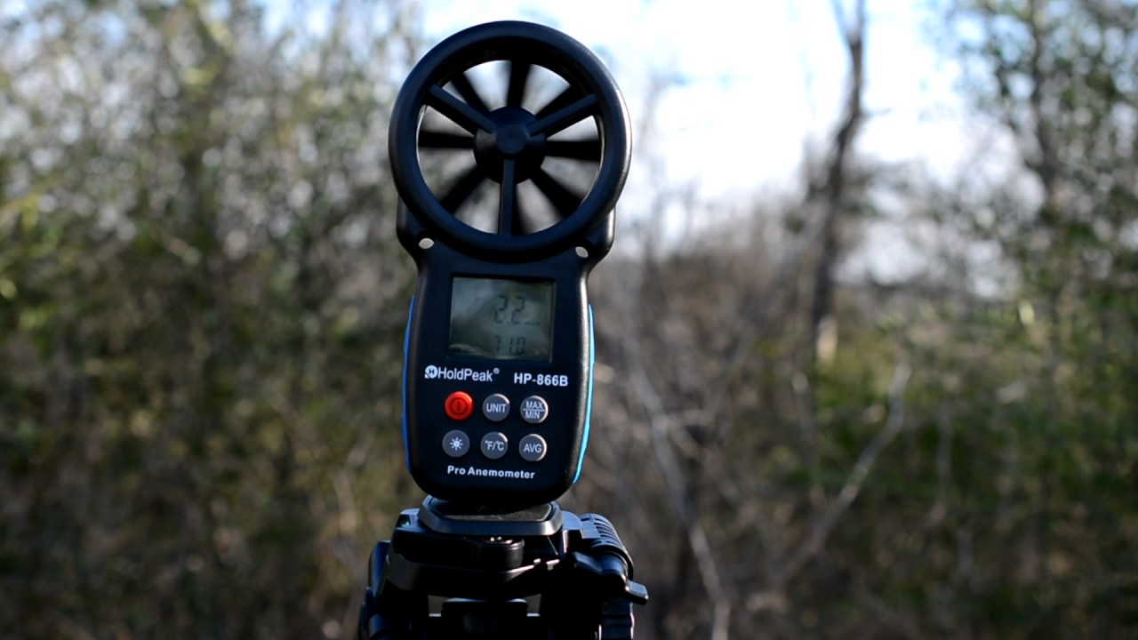 Holdpeak HP866B Digital Handheld Anemometer YouTube