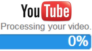 YouTube Video Processing Issue - Stuck at 0% For Ages