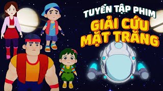 TUYỂN TẬP HOẠT HÌNH GIẢI CỨU MẶT TRĂNG | Hoạt Hình Thiếu Nhi Tiếng Việt | Sữa Kun