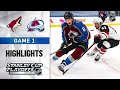 NHL Highlights | First Round, Gm1 Coyotes @ Avalanche - Aug. 12, 2020