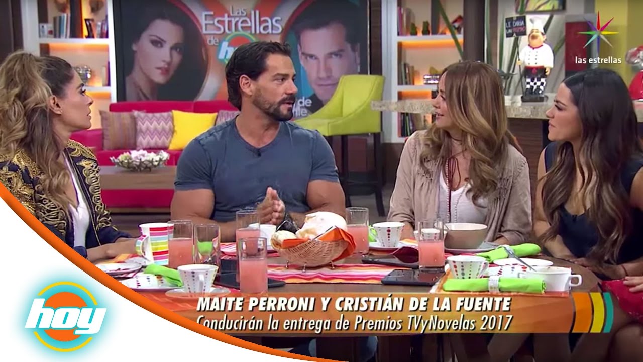 Cristián de la Fuente y Maite Perroni conducirán Premios TVyNovelas | Hoy