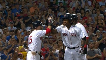 MIN@BOS: Red Sox score five runs to take a lead