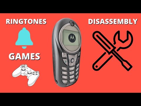 Motorola C115 startup/shutdown/sound/Review/Disassembly/Repair/Ringtones/Games/Battery