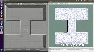 [Demo] Quadcopter Using Frontier Exploration & G-Mapping