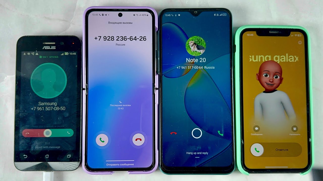 Incoming Calls Asus Rox + Samsung Galaxy Z Flip 5 + Infinix X676C ...