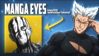 Basic Manga Eye Animation Tutorial | Tutorial #2