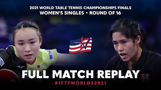 FULL MATCH | ITO Mima (JPN) vs SAWETTABUT Suthasini (THA) | WS R16 | #ITTFWorlds2021 screenshot 5