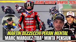 GEGER🔴Marc minta pensiun, Martin ancam Ducati di Aragon, BEZZECCHI belum sembuh total, Fabio bagus