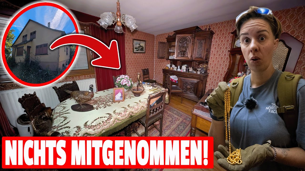 WIR FINDEN GOLD SCHMUCK! 😲 IN DIESEM SEIT JAHREN VERLASSENEN HAUS!