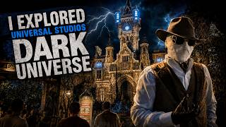 Exploring Universal Studios Dark Universe at night