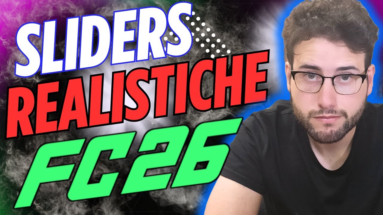 Sliders REALISTICHE per LA CARRIERA di FC26!