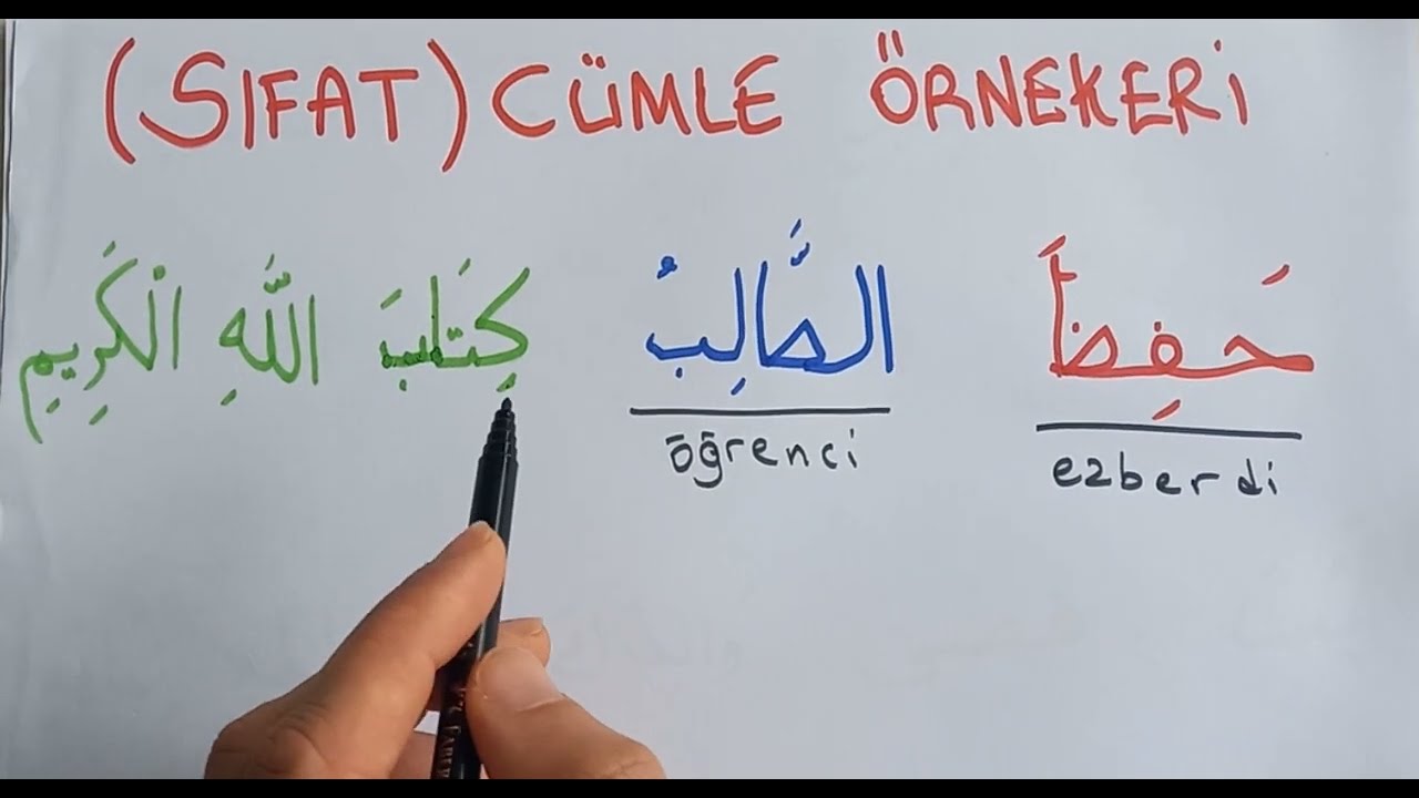 69.Ders Sıfat Cümle Örnekleri