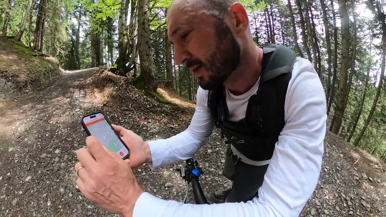 Hiking pointe d’uble with a trek slash on my back, then blasting back down