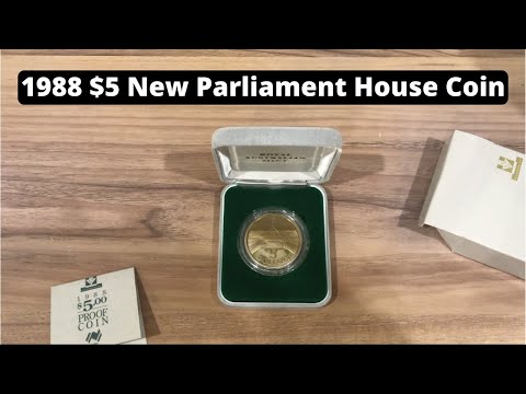 The 1988 Australian $5 New Parliament House Coin + What It Is Worth