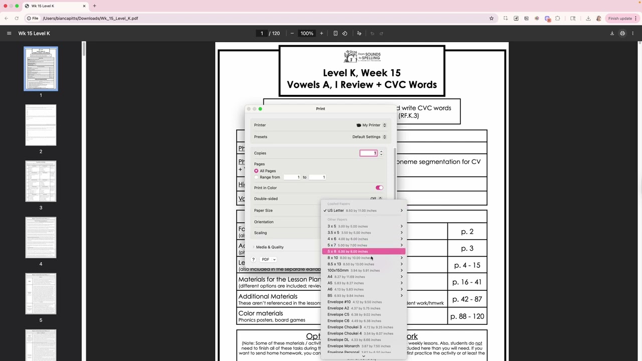Print Borderless in A4 Paper Size On Apple Desktop