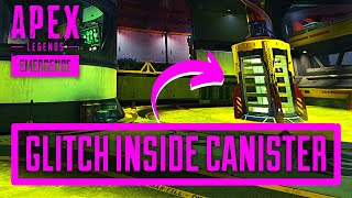 Glitch Inside Gold Weapon Barrier at Caustic Treatment | Apex Legends Glitch