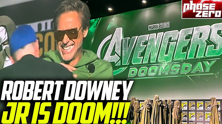 Avengers: Doomsday Robert Downey Jr Return Full Hall H Video - SDCC 2024
