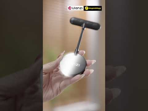 Đèn LED Ulanzi M10: Thân đèn dạng cổ vịt linh hoạt, có thể điều chỉnh góc chiếu sáng theo nhu cầu!