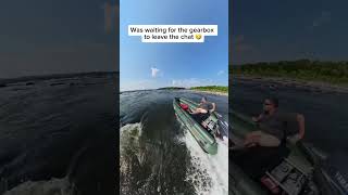 Was waiting for the gearbox to leave the chat 🤣#hypeengines #horsepower #boat #adrenaline