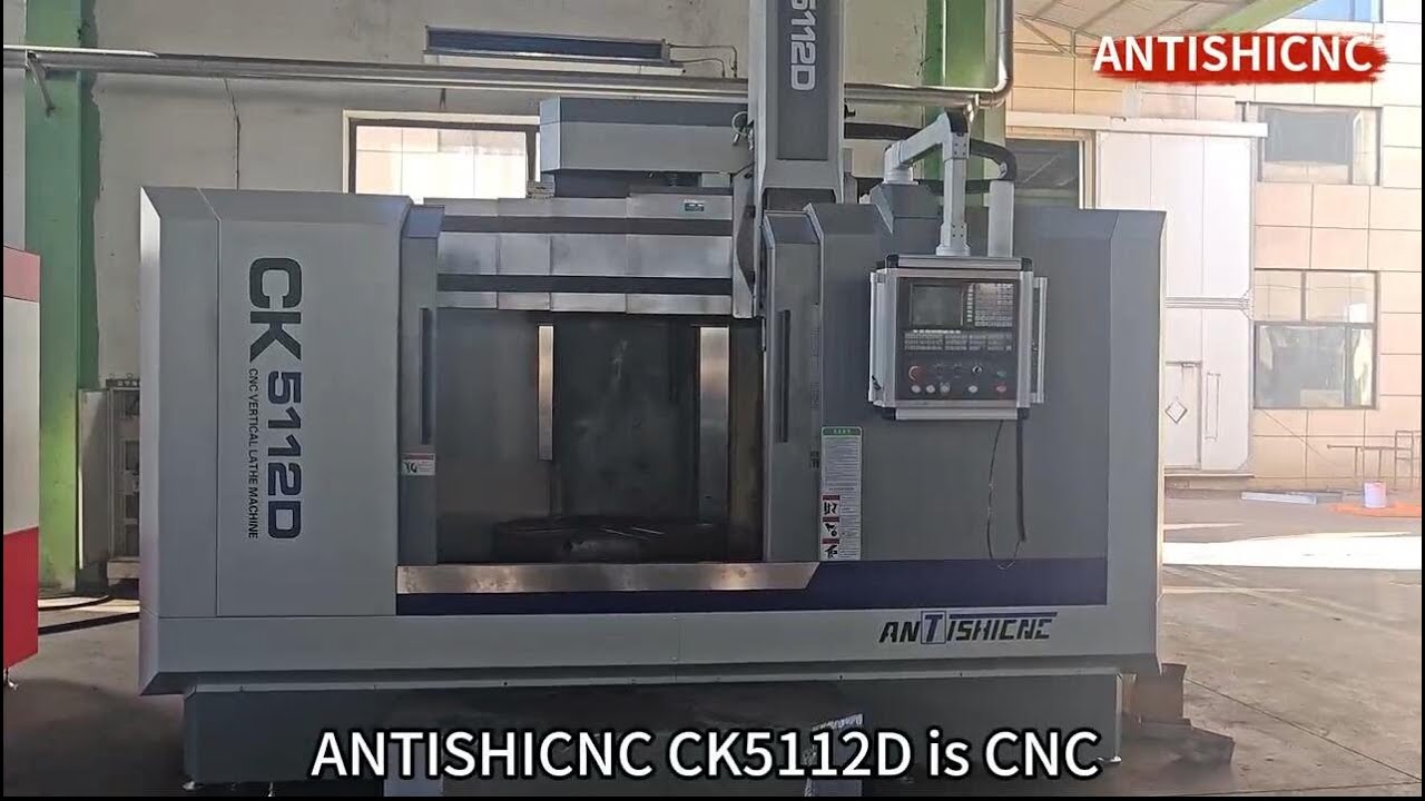 CK5112D VERTICAL LATHE MACHINE - YouTube