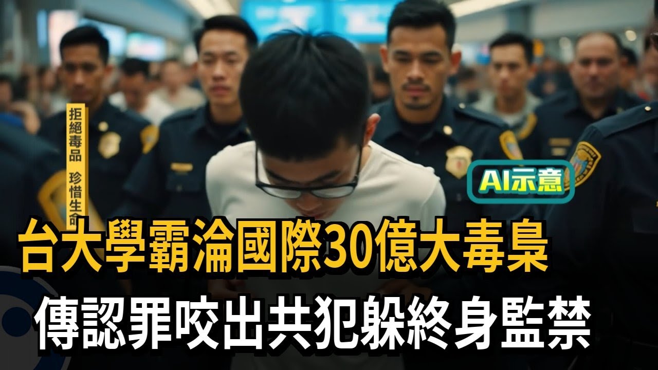 台大學霸淪國際30億大毒梟　傳認罪咬出共犯躲終身監禁－民視新聞
