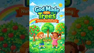 God Made the Trees 🌳 | Nursery Worship Song | Christian Song for Kids