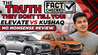 Honda Elevate vs Skoda KUSHAQ | Detailed comparison | #autocritic #elevate #kushaq