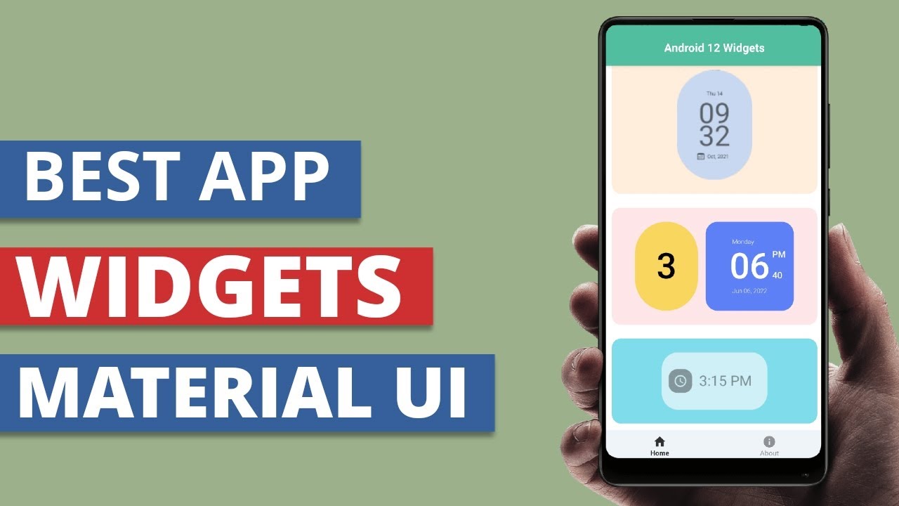 Best Android Widgets Material UI App for Android