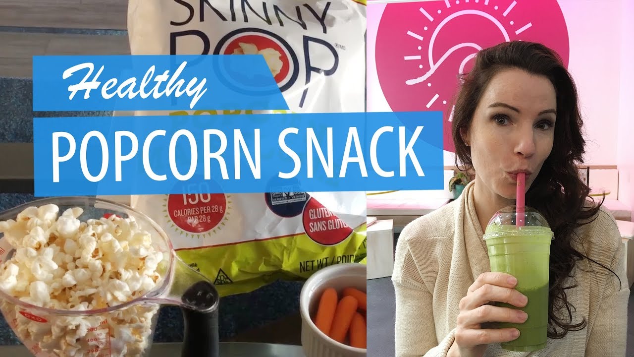 Skinny Pop Popcorn Healthy Snack YouTube