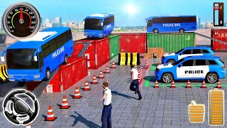 Transport Police Bus Game - Emergency Bus Parking Simulator | Android Gameplay