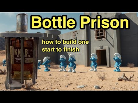 How to build a Bottle prison - or testing how fire retardant HTP t shirts really are.