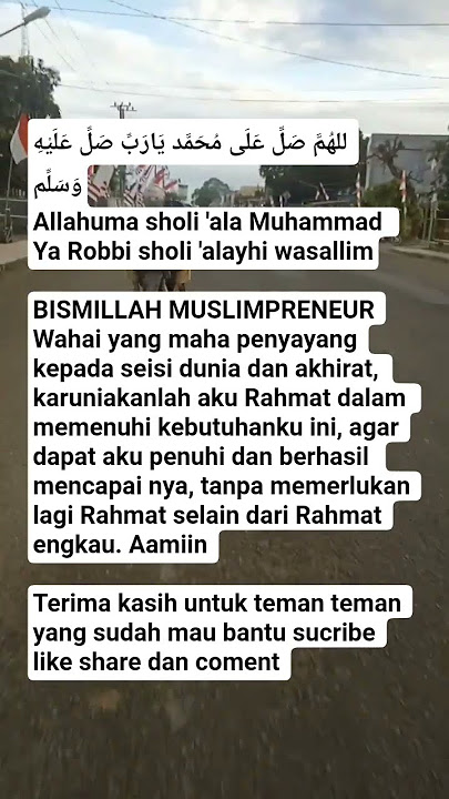 wahai yang maha penyayang kepada seisi dunia dan akhirat #sholawat #doa #muslimpreneur #motivasi #yt