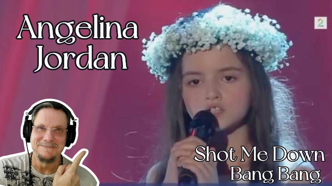 8 Year Old Angelina Jordan | Shot Me Down (Bang Bang) | First Time Reaction. Amazing!