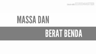 Ipa: massa dan berat benda