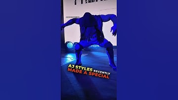 AJ Styles Special Entrance In Japan While Wearing A Traditional Wrestler’s Mask #Shorts #WWE #Japan