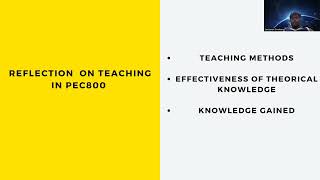 PEC800 – WELLNESS MANAGEMENT REFLECTION