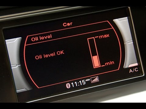 2009 Audi A 4 Oil Level Check