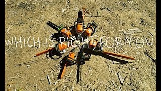 Which Size Chainsaw is Right For You?