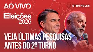 Datafolha AO VIVO: Flávio Bolsonaro tem 51% e Lula marca 49% na última pesquisa