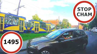 Stop Cham #1495 - Niebezpieczne i chamskie sytuacje na drogach