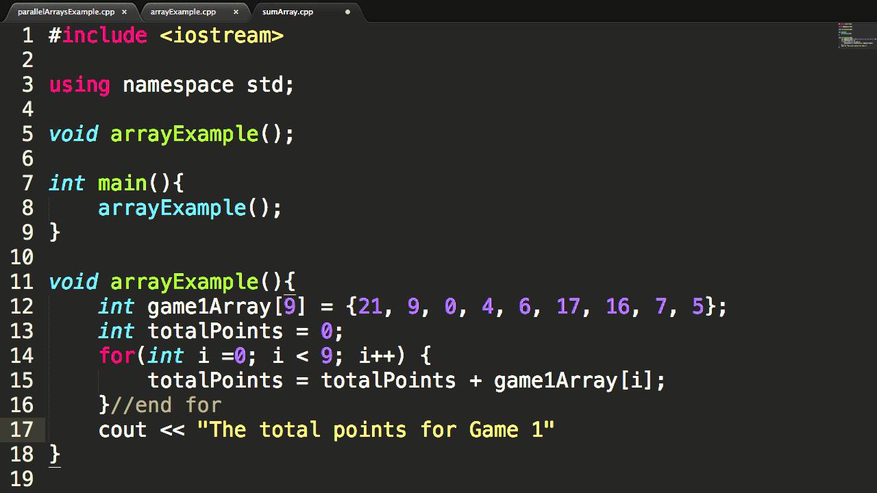 c-arrays-how-to-sum-all-numbers-in-an-array-youtube