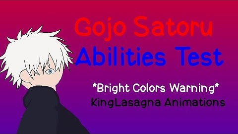 Gojo Satoru Abilities Tests // Stick Nodes // *WARNING BRIGHT IMAGES* 《Jujutsu Kaisen Animation》