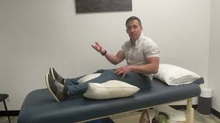 Knee extension + straight leg raise