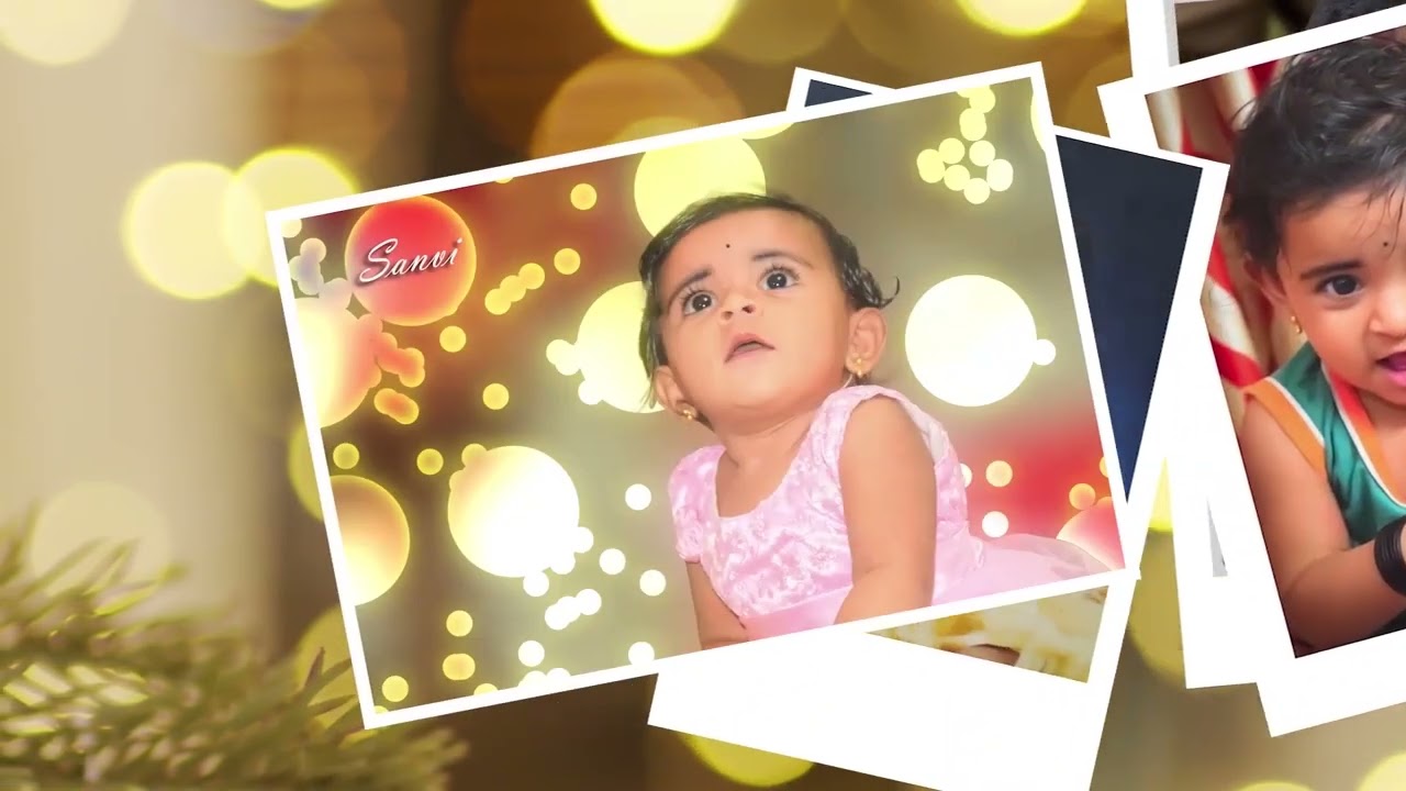 sanvikutty second birthday video edited in premiere pro