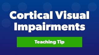 Navigating CVI as a Teacher of the Visually Impaired | Teaching Tip Net Worth