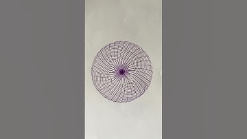 How many rotations did the pen make in total?🤔#art #spirograph #satisfying #relaxing #asmr #shorts