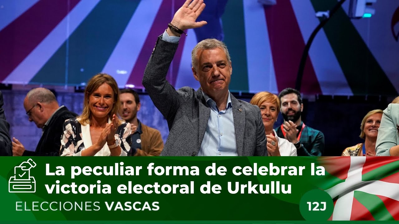 Urkullu celebra su victoria electoral de una forma muy peculiar: cantando