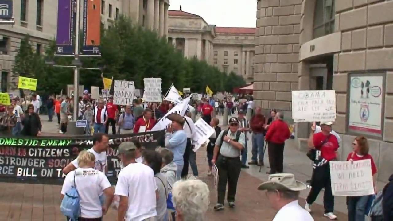 Massive crowd at Freedom Rally Washington DC 9-12-09