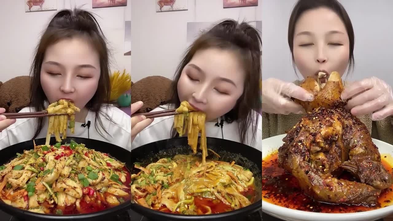 ASMR MUKBANG | SPICY SEAFOOD BOIL CRAB, OCTOPUS, SCALLOP, ENOKI MUSHROOM, SNAIL NOODLES, BOILED EGGS