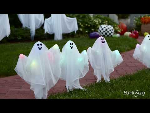 Boost Your Halloween Décor with Light-Up Ghosts!